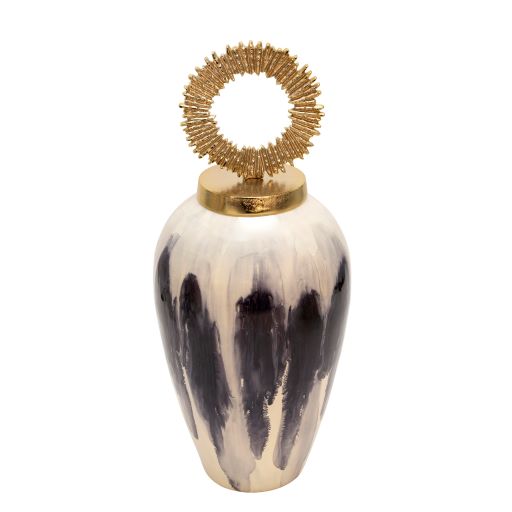 24H VASE W/ LID | White