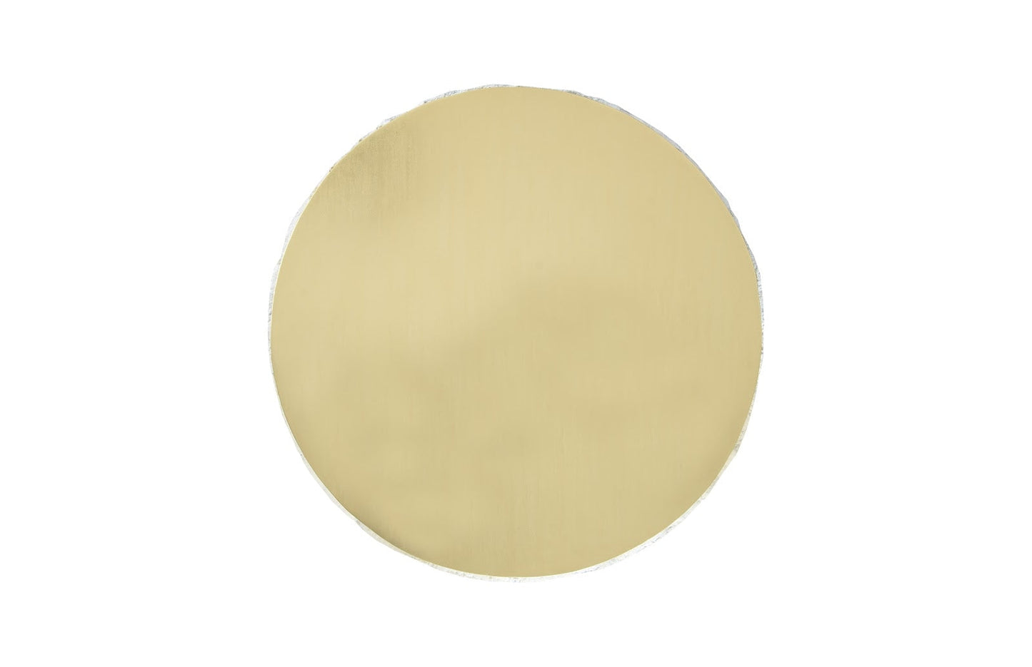 Broken Egg Coffee Table White and Gold Leaf