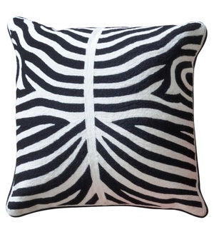 BLACK & WHITE FEATHER PILLOW