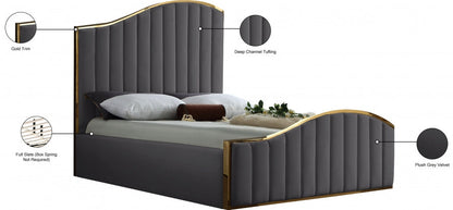 Jolie Velvet Bed