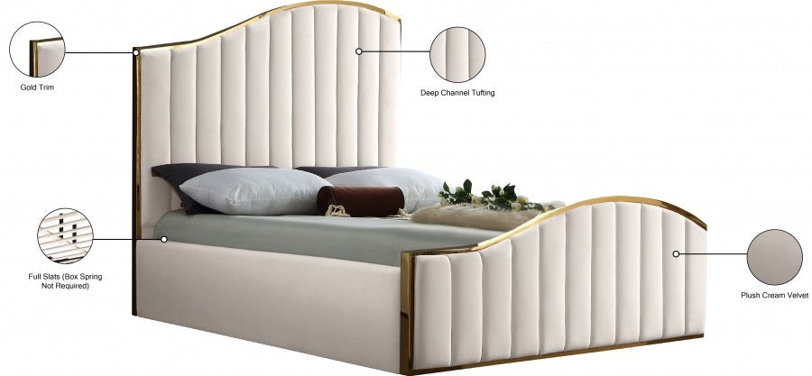 Jolie Velvet Bed