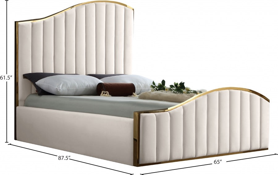 Jolie Velvet Bed