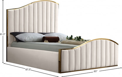 Jolie Velvet Bed