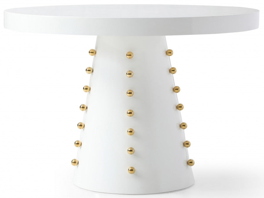 WHITE DINNING TABLE