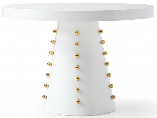 WHITE DINNING TABLE
