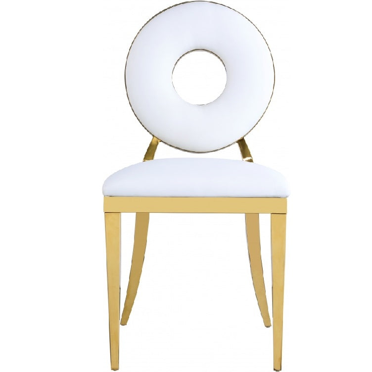 FAUX LEATHER DINING CHAIR - SET OF 2