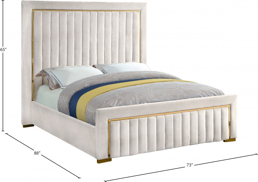 Dolce Velvet Queen Bed