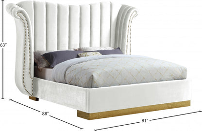 Flora Velvet Bed
