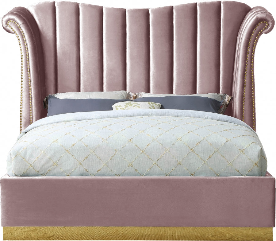 Flora Velvet Bed
