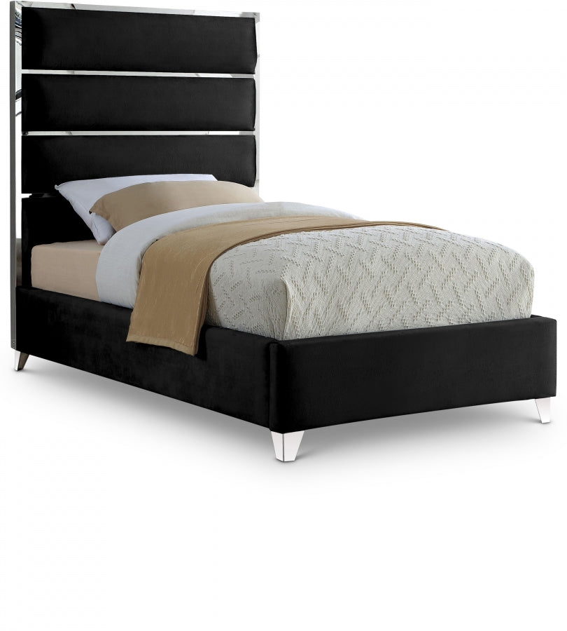 Zuma Velvet Twin Bed