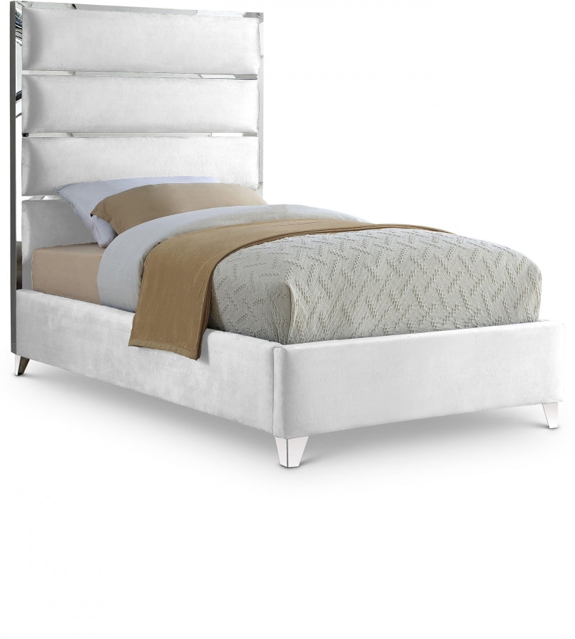 Zuma Velvet Twin Bed