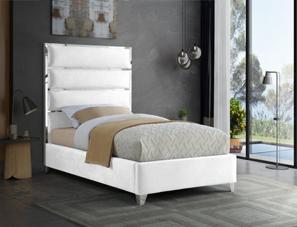 Zuma Velvet Twin Bed