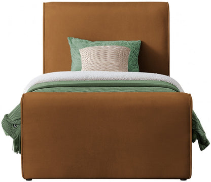 Sloan Velvet Twin Bed