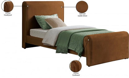 Sloan Velvet Twin Bed