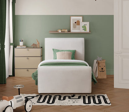 Sloan Velvet Twin Bed
