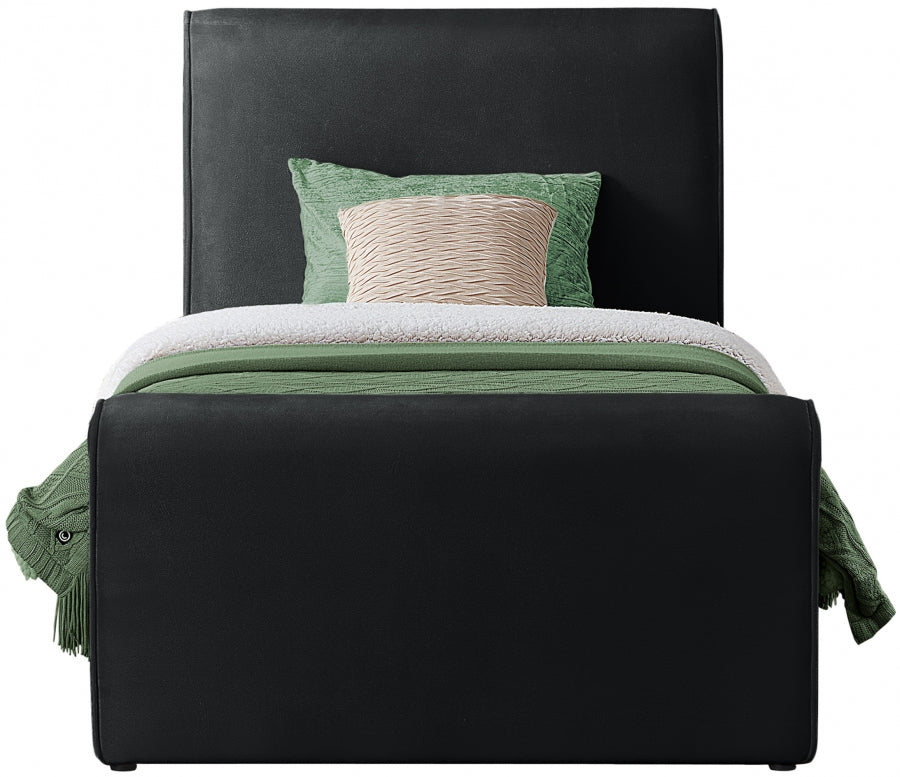 Sloan Velvet Twin Bed
