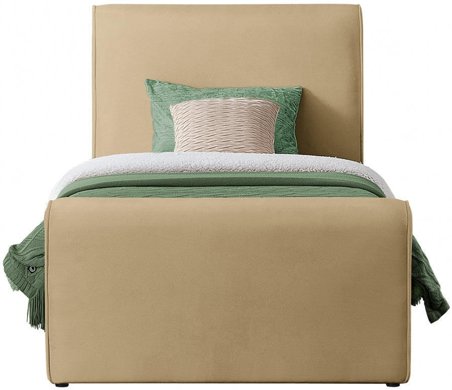 Sloan Velvet Twin Bed