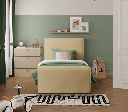 Sloan Velvet Twin Bed