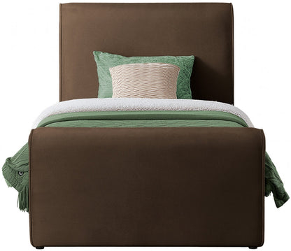 Sloan Velvet Twin Bed