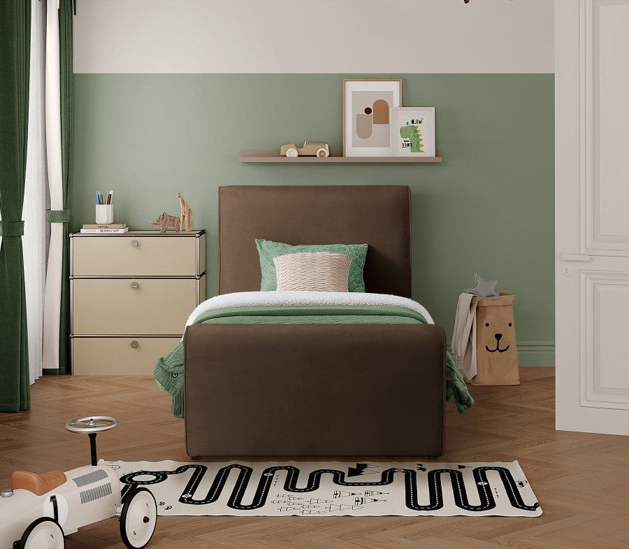 Sloan Velvet Twin Bed