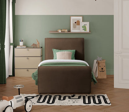 Sloan Velvet Twin Bed