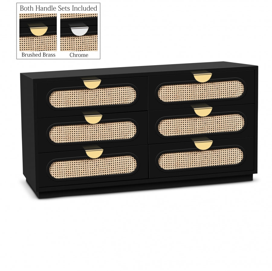 Cane Mid Century Dresser