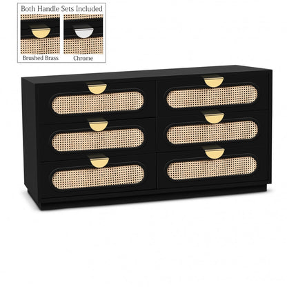 Cane Mid Century Dresser