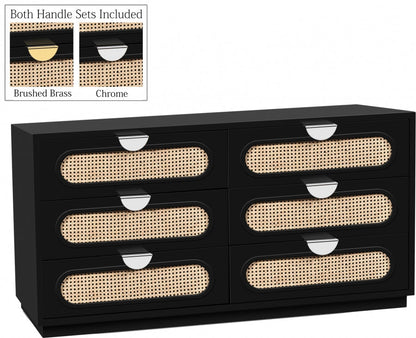 Cane Mid Century Dresser