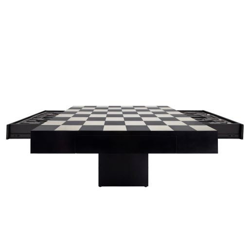 32X32 RESIN CHESS SET | Black/White