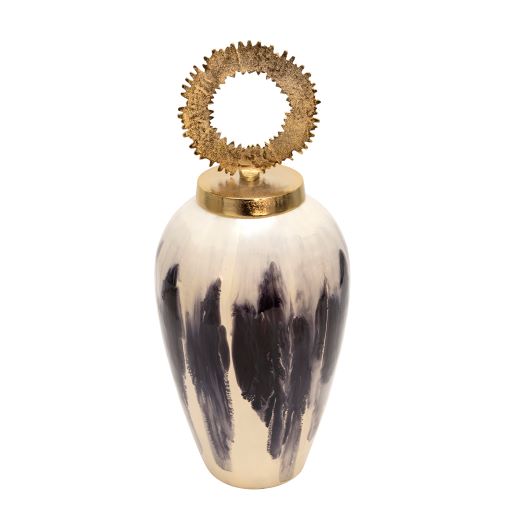 24H VASE W/ LID | White