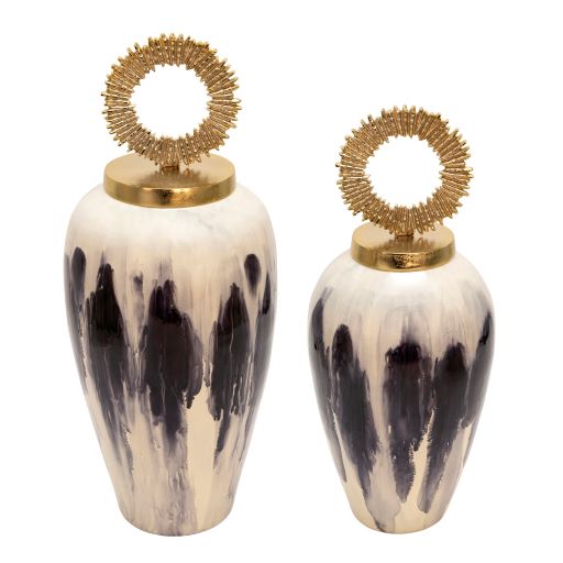 24H VASE W/ LID | White