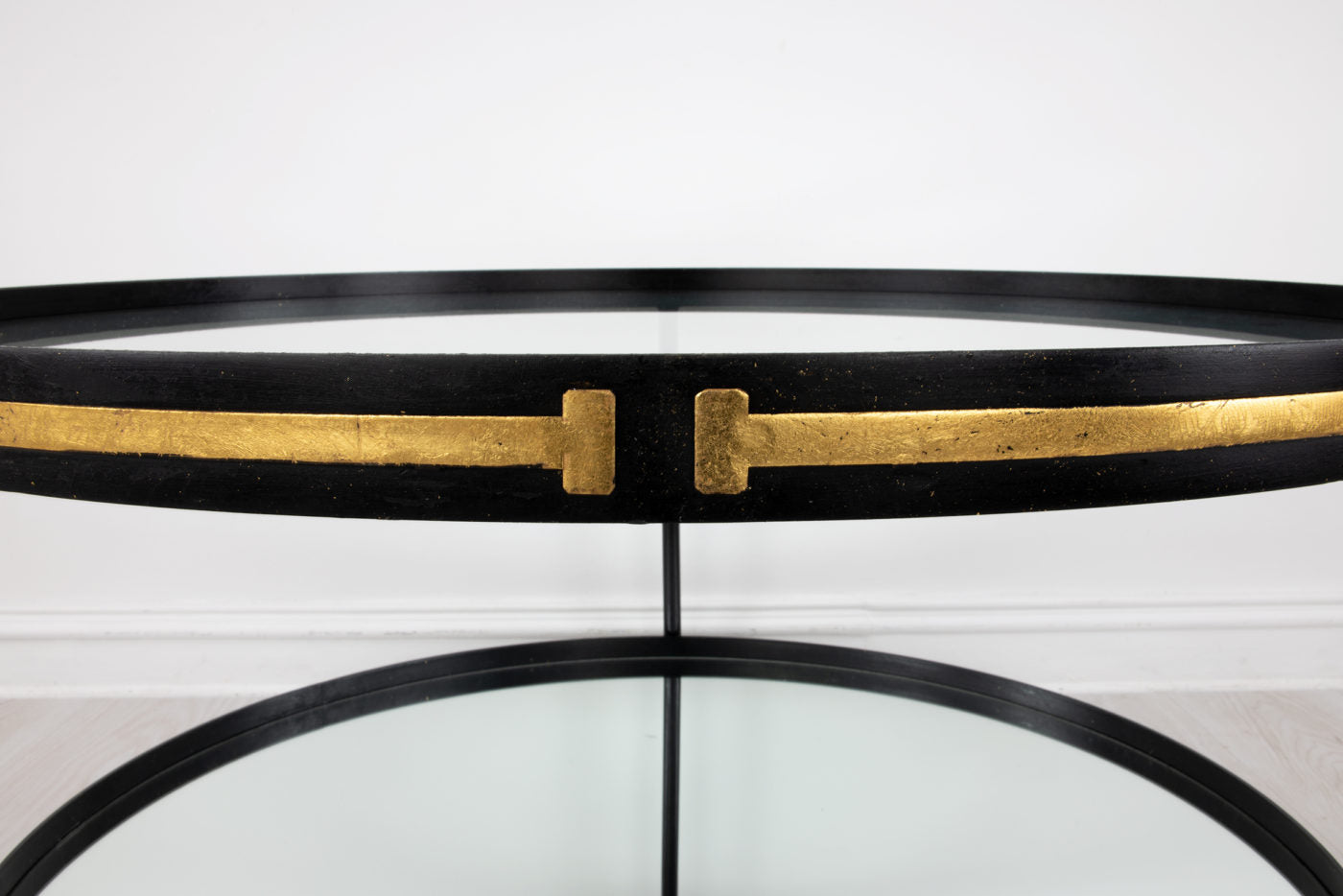 Champagne & Round Gold Coffee Table