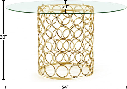 GOLD INTERTWINED TABLE