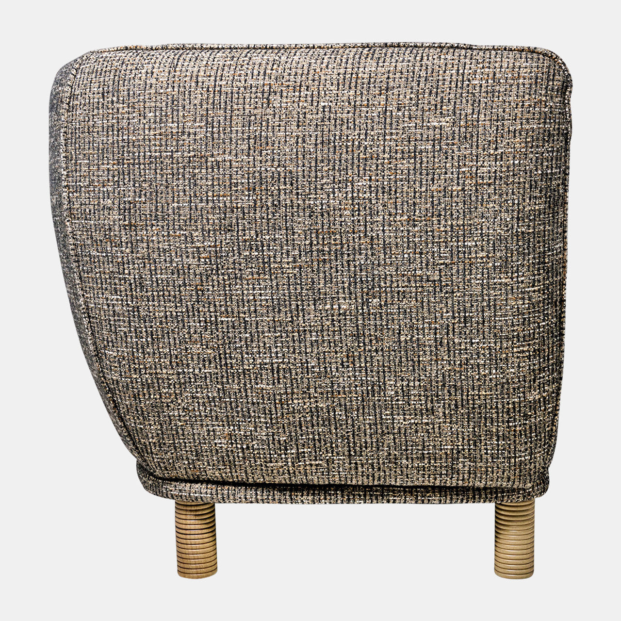 High Back Accent Chair, Peppercorn