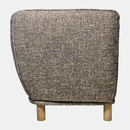 High Back Accent Chair, Peppercorn