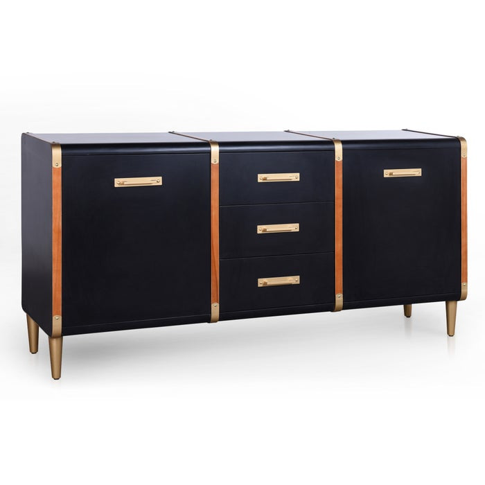 CABINET WITH THREE DRAWER DRESSER