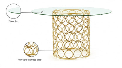 GOLD INTERTWINED TABLE