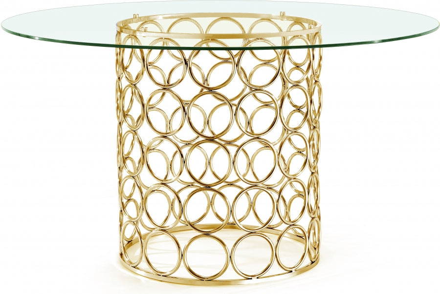 GOLD INTERTWINED TABLE
