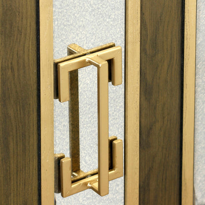 JAMISON DARK MIRRORED WALNUT FINISH SIDEBOARD