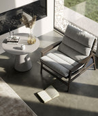 Fulton Lounge Chair - Mixed Marble Fabric