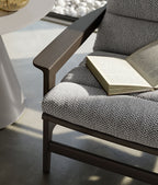 Fulton Lounge Chair - Mixed Marble Fabric