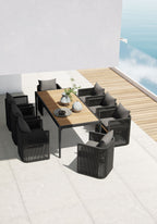 Clifton Outdoor Dining Chair - Peppercorn Fabric