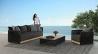 Clifton Outdoor Sofa - Peppercorn Fabric