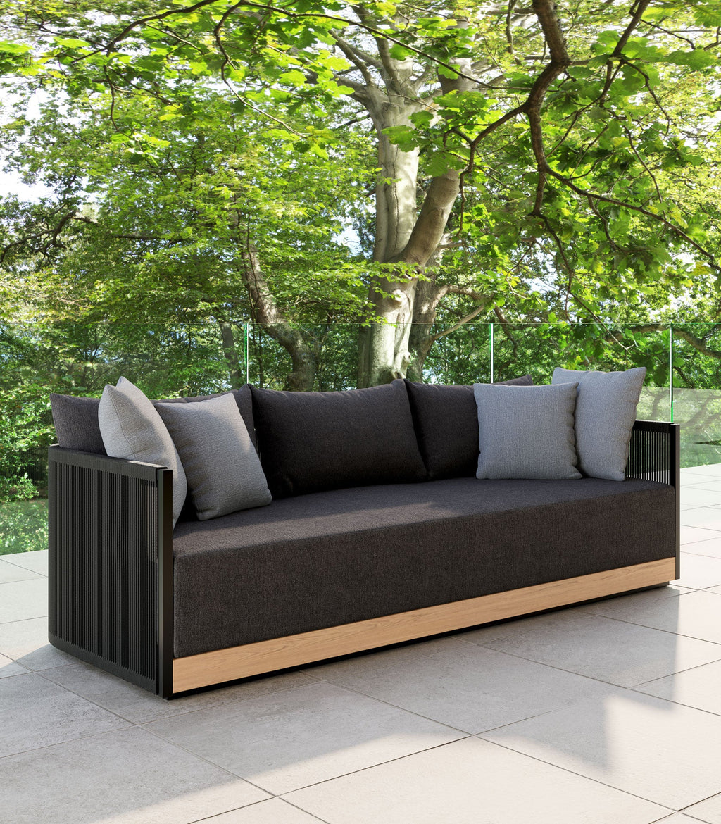 Clifton Outdoor Sofa - Peppercorn Fabric
