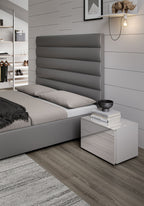 Prince Bed - Granite Eco Leather