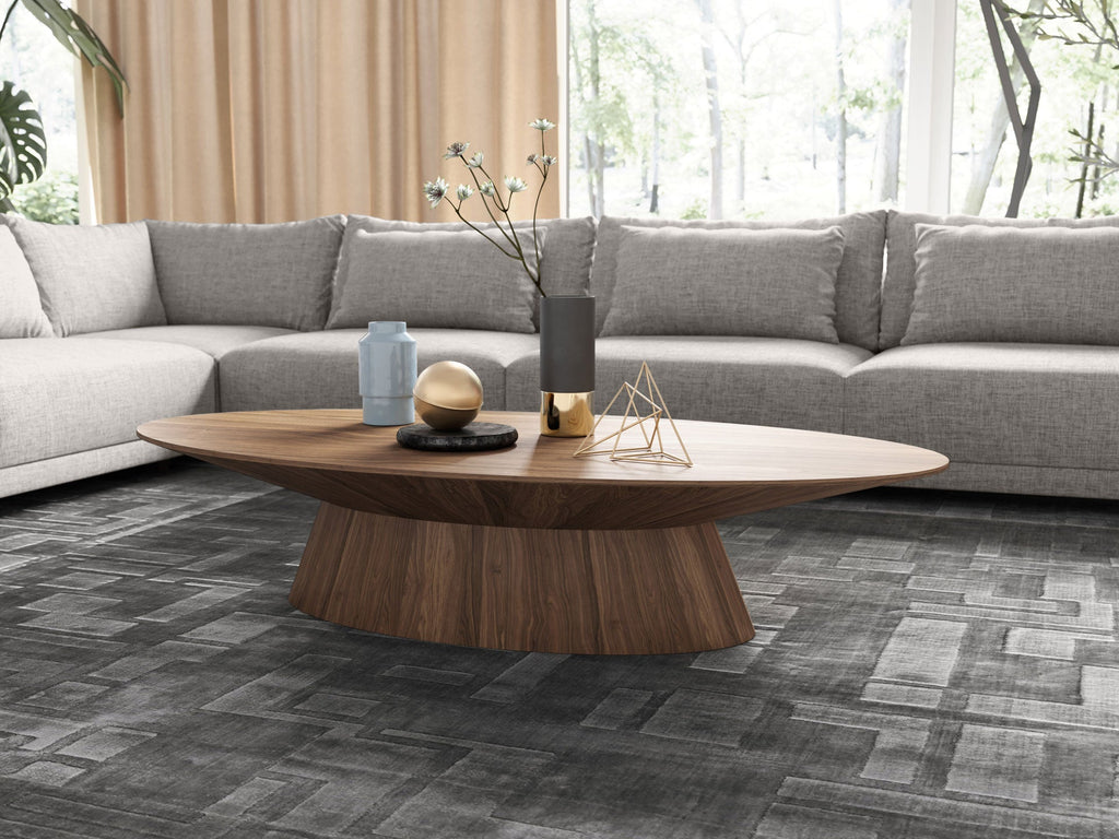 Sullivan Coffee Table - Glossy Dark Gull Gray