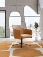 Clayton Accent Chair - Turmeric Leather
