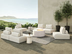 Hampton Outdoor Modular Sofa 02 - Textured Greige