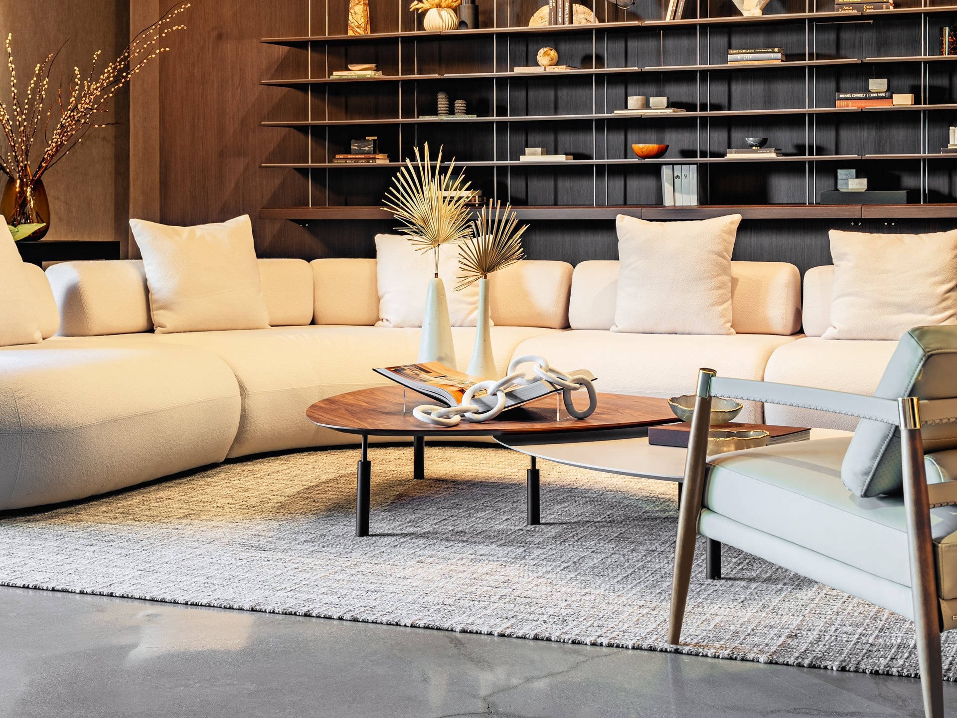 Messina Modular Sofa 02 - Vanilla Boucle Fabric