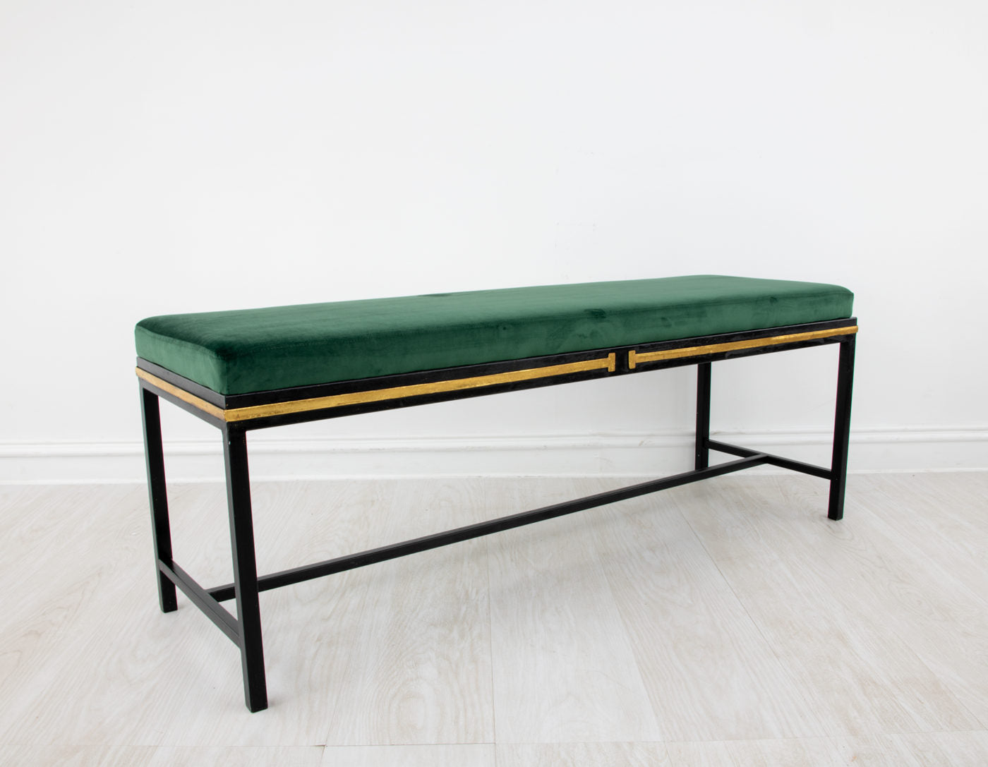 Black and Gold Long Bench